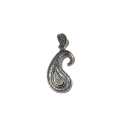 크루치(KRUCHI) Paisley Texture necklace (SilverDiamond)