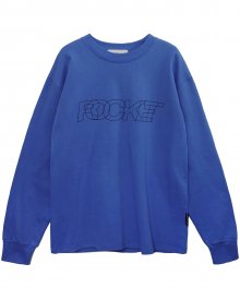 [UNISEX] R ROCKET GRAPHIC T-SHIRT_BLUE