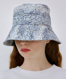 [UNISEX] R PYTHON BUCKET HAT_BLUE