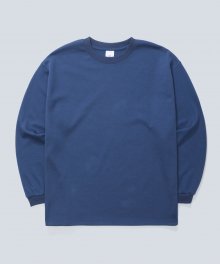 데일리 롱 슬리브 티셔츠 블루 YHLT2276