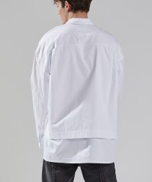 DOUBLE CUFFS SHIRTS WHITE