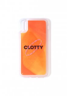 NEON SAND CIRCLE LOGO CASE ORANGE(CY2ASFAB91A)