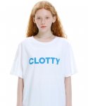 클로티(CLOTTY) BIG LOGO T-SHIRT WHITE(CY2AMFT500A)