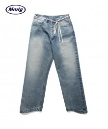 [Mmlg] WAVE JEANS (WASHED BLUE)