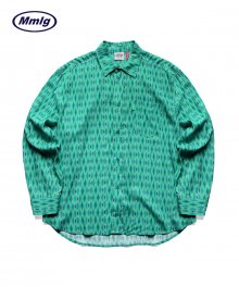 [Mmlg] TRIBAL SHIRT (EMERALD GREEN)