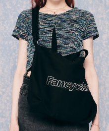 [NF] FANCY CANVAS CROSS BAG (BLK) (20SS-F909)
