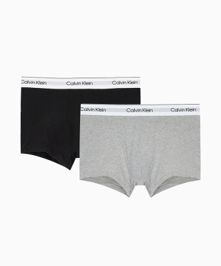 캘빈클라인 언더웨어(CALVIN KLEIN UNDERWEAR) 남성 모던코튼 스트레치 2PK 트렁크_NB3985UJH 상품 이미지