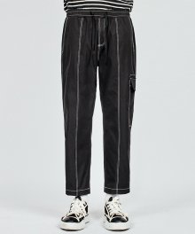 CTRS ST CROPPED CARGO PANTS BLACK