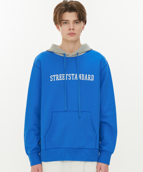 스트리트 스탠다드(streetstandard) S/C LOGO COLOR BLOCK HOODIE