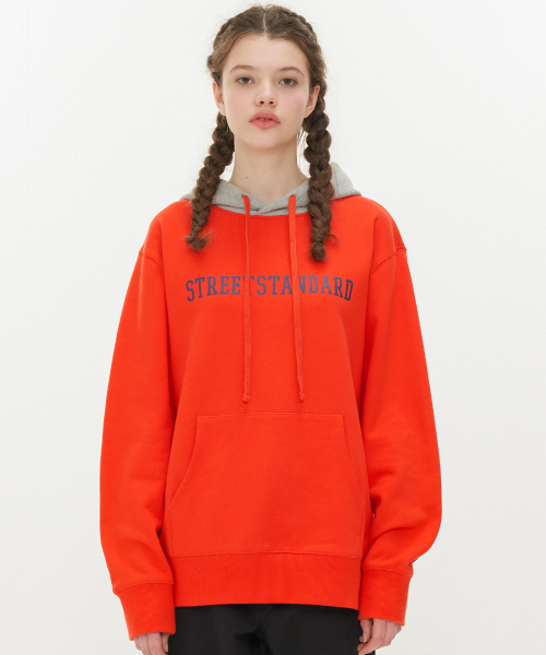 스트리트 스탠다드(streetstandard) S/C BLOCK HOODIE
