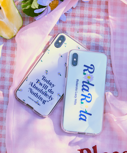 로라로라() (PC-20111) ROLA FLOWER JELLY PHONE CASE LAVENDER 상품 이미지