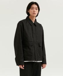 TWO POCKET JACKET MEN [BLACK]