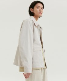 TWO POCKET JACKET MEN [CREAM]