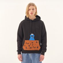 [SS20 SV X Sesame Street] Cookie Pocket Hoodie(Black)
