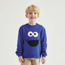 [SS20 SV X Sesame Street] Face Sweatshirts for Kids(Royal Blue)