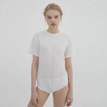 Textured Bodysuit (white)