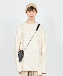 CUT CTRS D ST OVER L/S TEE IVORY