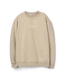 LOGO SWEATSHIRT-BEIGE