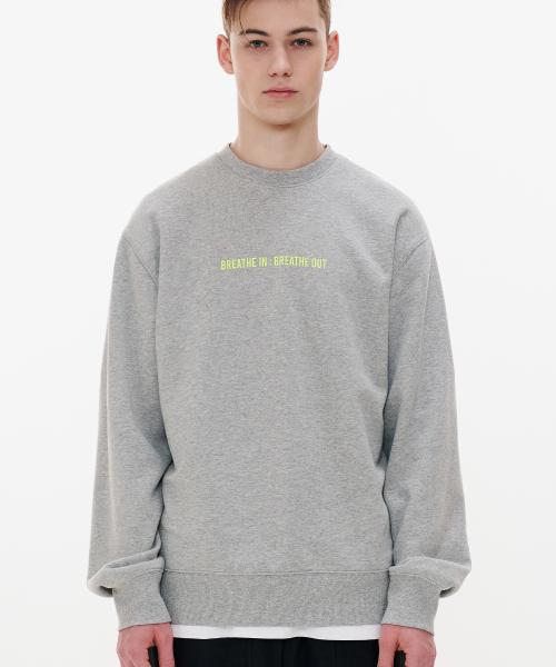 폴루션(pollution) FRONT BREATHE SWEAT SHIRT