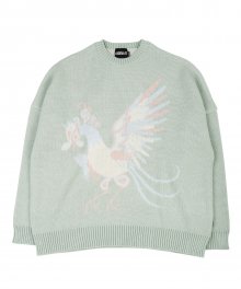 Phoenix Oversized Knit Sweater [Mint]