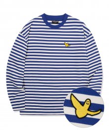 [22SS] ANGEL WAPPEN STRIPE LONG SLEEVE BLUE