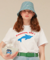 DOLPHIN T-SHIRTS_white