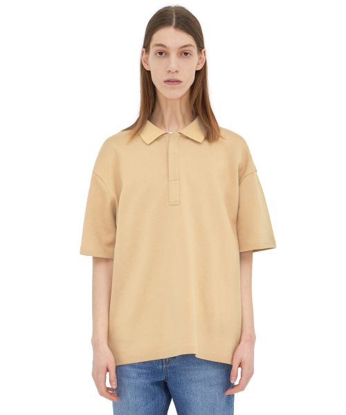 피스워커(pieceworker) Semi Over Solid Kara Tee - Beige