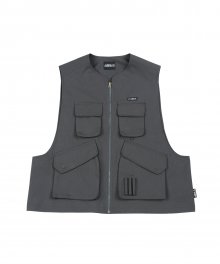Fisherman Vest [Charcoal]