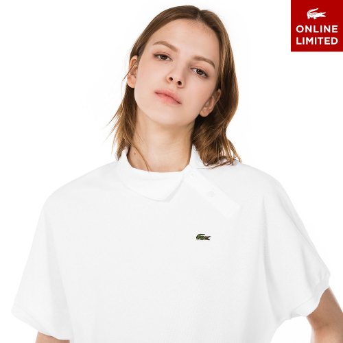 라코스테(LACOSTE) 여성 가오리 반팔 폴로 LCST PF393E-20B001 사이즈 후기 무신사