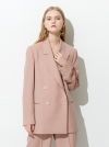 TAILORED DOUBLE JACKET PINK