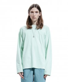 STITCHING LONG SLEEVE TEE mint