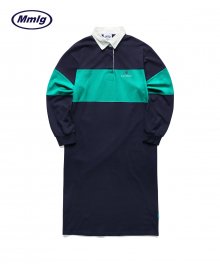 [Mmlg] RUGBY ONE-PIECE (PURPLE NAVY)