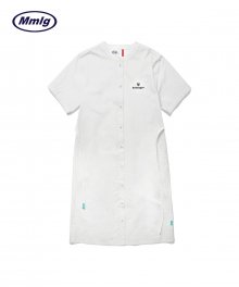 [Mmlg] SHIRT ONE-PIECE (WHITE)