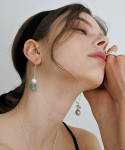 위트홀리데이(WIT-HOLIDAY) Emerald paerl earring