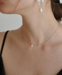 위트홀리데이(WIT-HOLIDAY) Mini paerl necklace [Silver925]