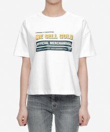 클래식 SG 크롭 티셔츠 W - 화이트 / FR8967