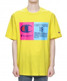 [T1919GYE] 헤리티지 티셔츠 - 옐로우