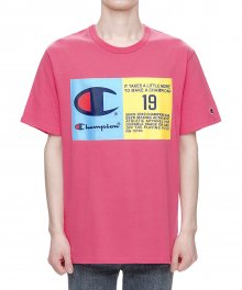 [T1919GPI] 헤리티지 티셔츠 - 핑크