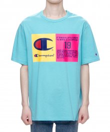 [T1919GBL] 헤리티지 티셔츠 - 블루
