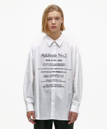 ADDITUDE No.2 SHIRT WHITE