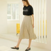 BANDING PLEATS SKIRT_IVORY