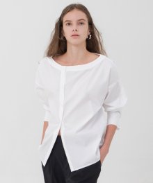 [Re-stock] Volume Silhouette Shirts - White