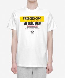 클래식 GP 골드 티셔츠 - 화이트 / FM3964