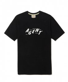 20SS AGENT INITIAL SHORT SLEEVE [BLACK]