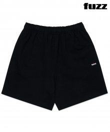 FUZZ R LOGO SWEAT SHORTS black