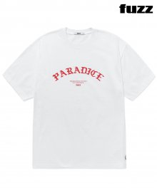 FUZZ ARCH PARADICE TEE white