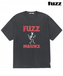 FUZZ BUNNY BONE TEE dark gray