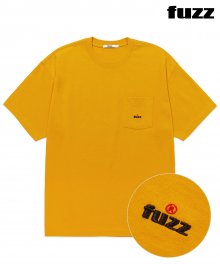 FUZZ POCKET TEE mustard