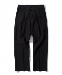 20ss linen pants black