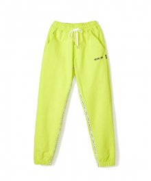 TAPE COLORING EASY PANTS [NEON GREEN]
